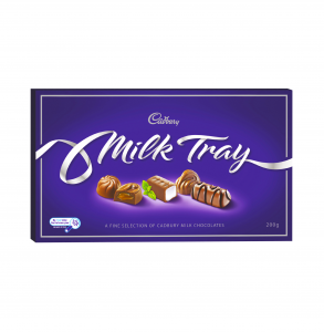 cad choc milk tray 200g