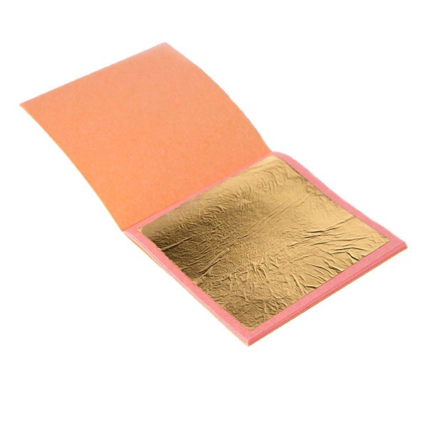 gold leaves 22k 80x80mm 25s
