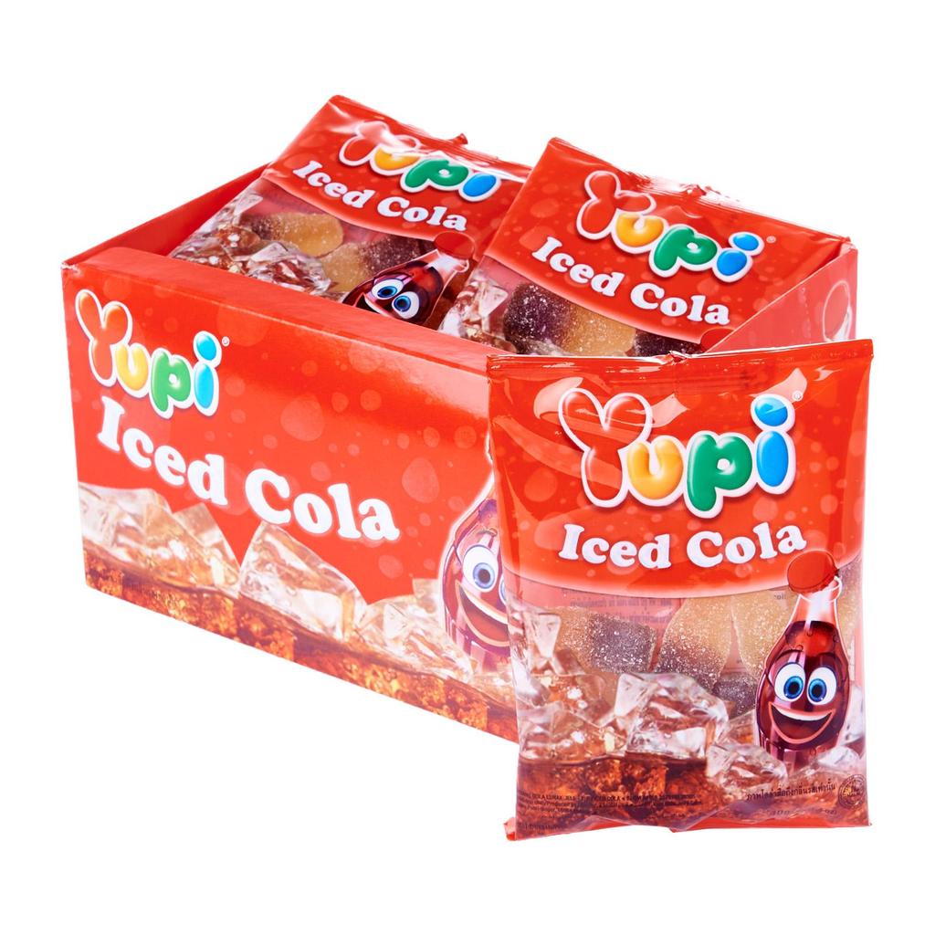 yupi iced cola bottles 12/45g