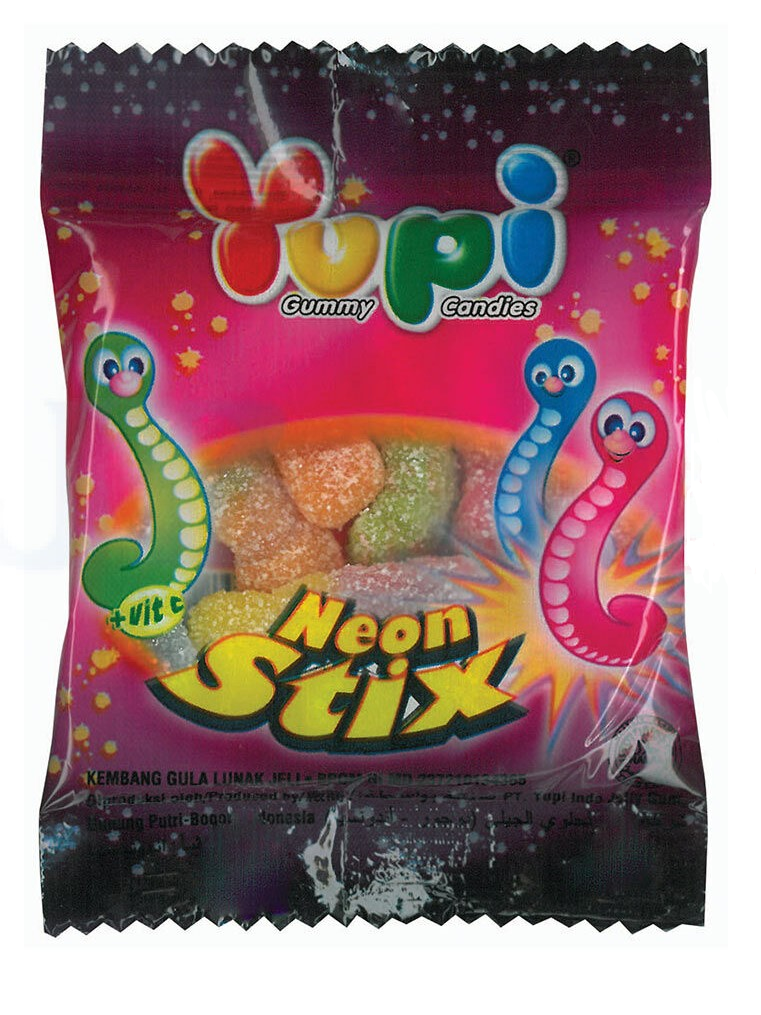 yupi glo worms 50x10g