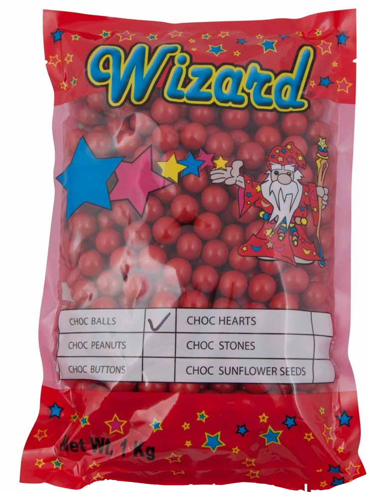 wizard choc balls red 1kg