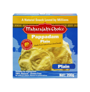 maharaja pappadam plain 4″ 200g