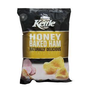 kettle chips honey b/ham 90g