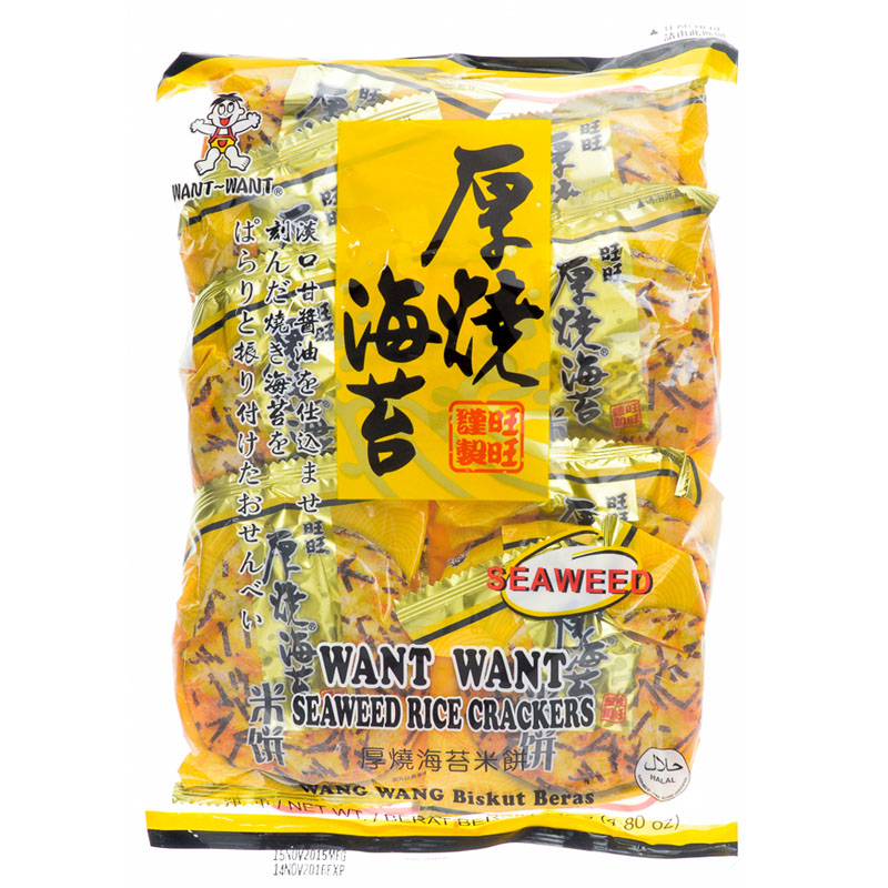 want want rice crk seaweed160g