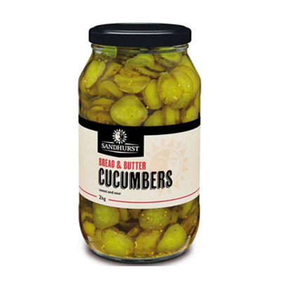 s/hurst bread&butter cucumbers 2kg
