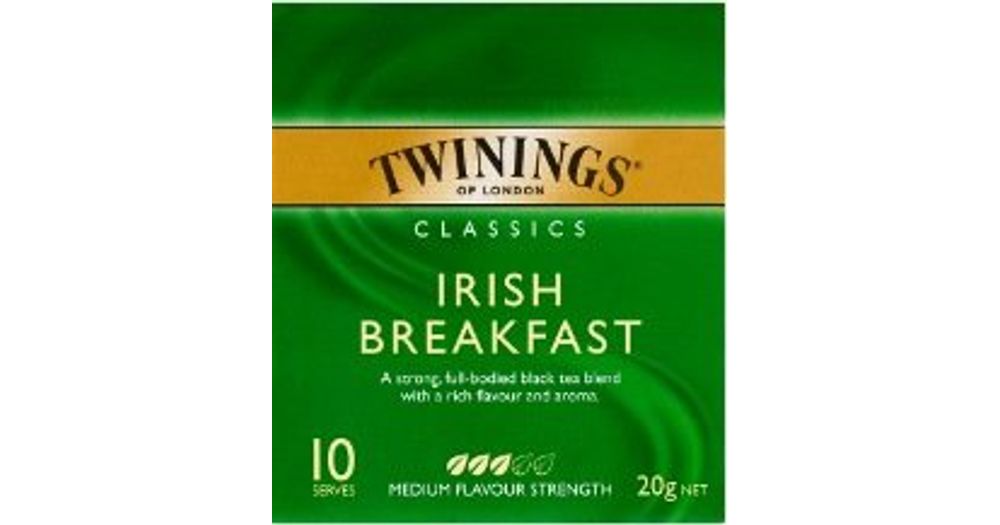 twin t/bag irish bfast env 10s