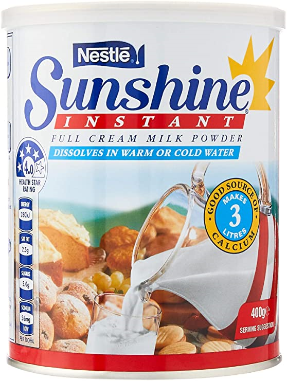 sunshine f/c milk pwd inst750g