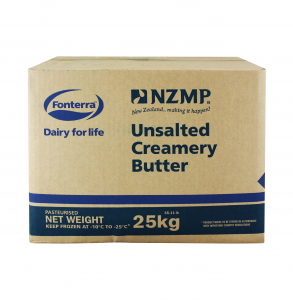 nzmp butter [unsalted] bulk 25kg