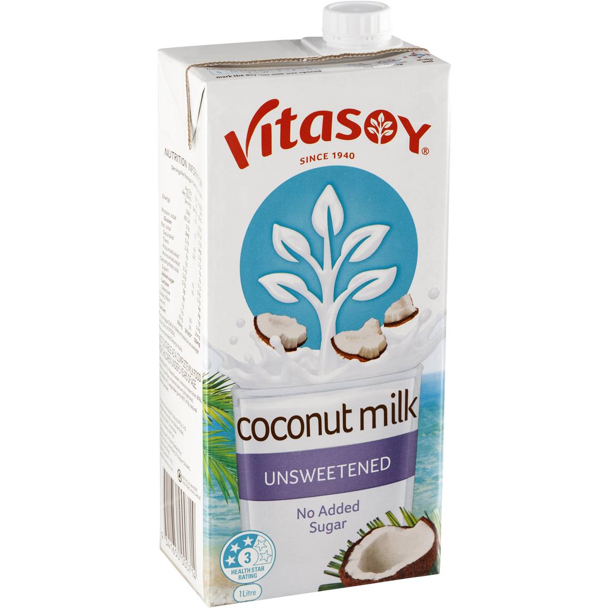 vitasoy coconut milk unswt 1lt