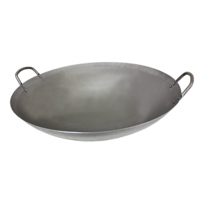 wok iron double handle 30″