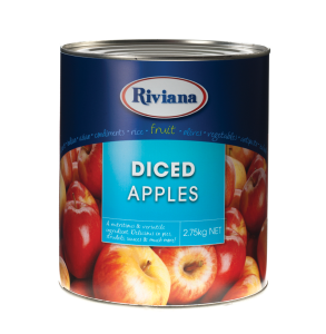 riv diced apple in tin 2.75kg