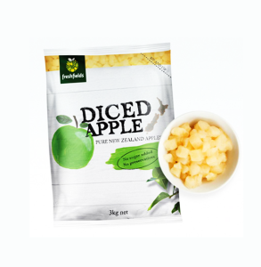 f/field apple dice pouched 3kg