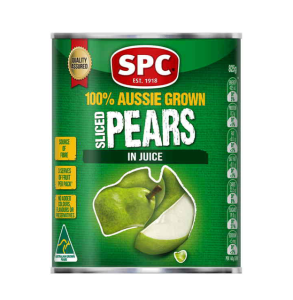 spc pear slices [syrup] a10