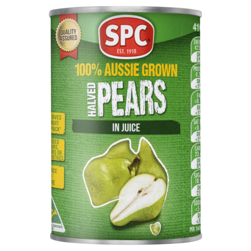 spc pear halves in *juice*410g