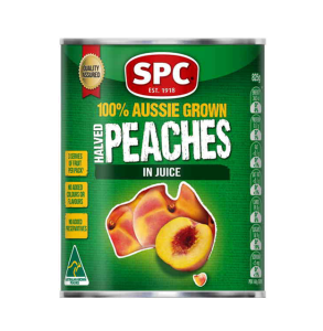 spc peach halve nat/jce 825g