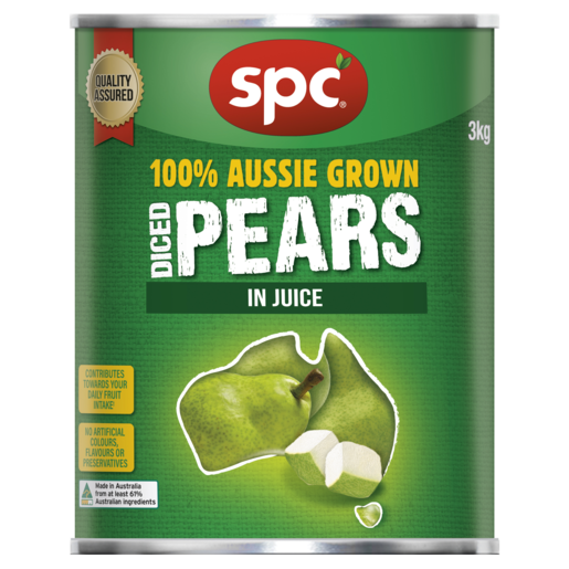spc pear *diced*25mm n/jce 3kg