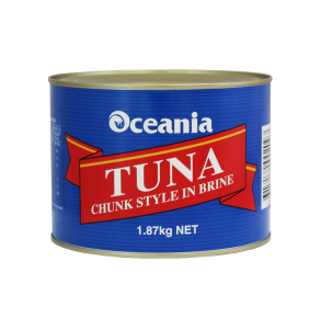 oceania tuna chunk/brine 1.8kg
