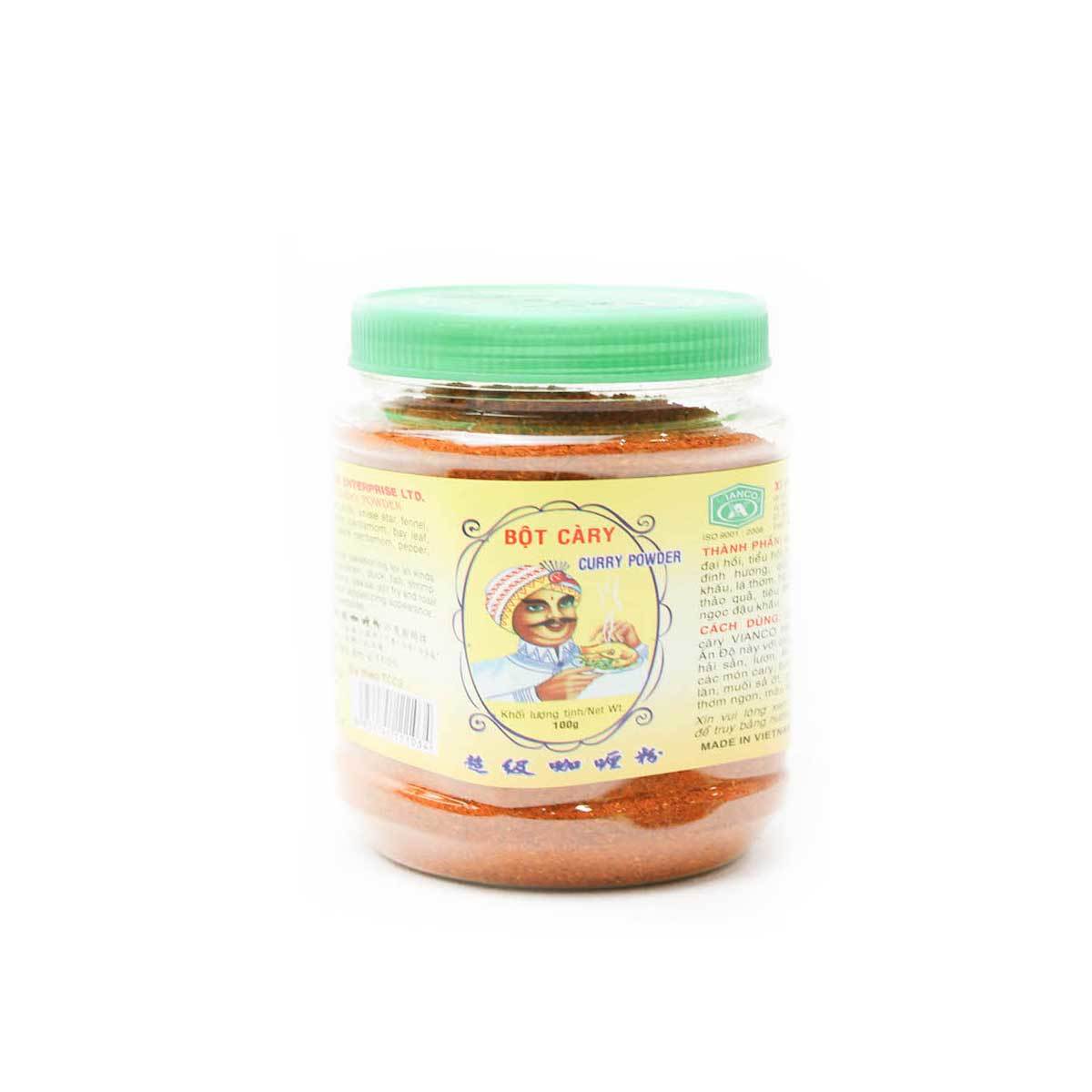 vianco curry powder jar 100g