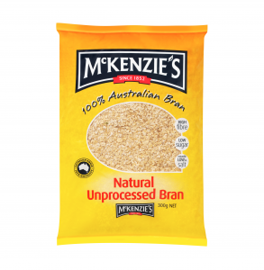 mcken bran unprocessed 300g