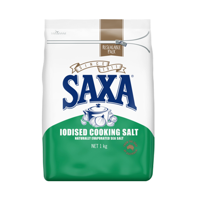 saxa salt cooking iodised 1kg