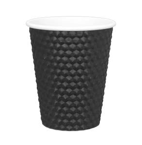 c/away cup blk dimple 8oz 500s