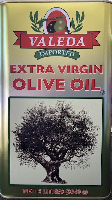 valeda olive oil ex/virg 4lt