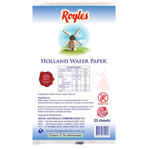 holland wafer paper 50s