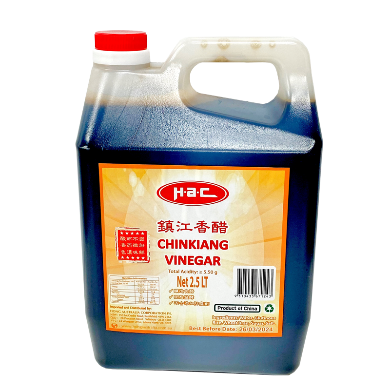 hac chinkiang vinegar 2.5lt