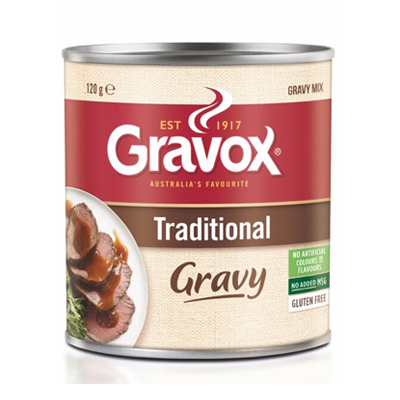 gravox gravy inst traditional 120g