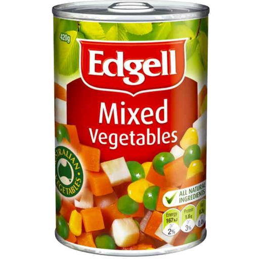 edg mixed vegetable 420gm