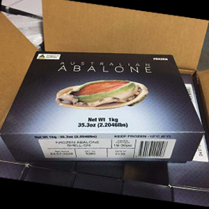 aus abalone 19-30s shell-on 1kg